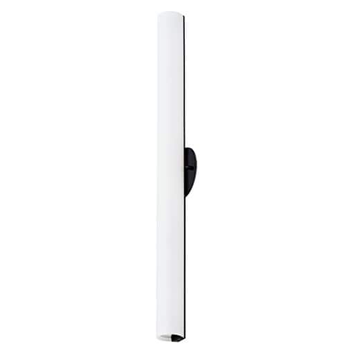 32" Black Cylinder Dimmable Direct Wired Sconce