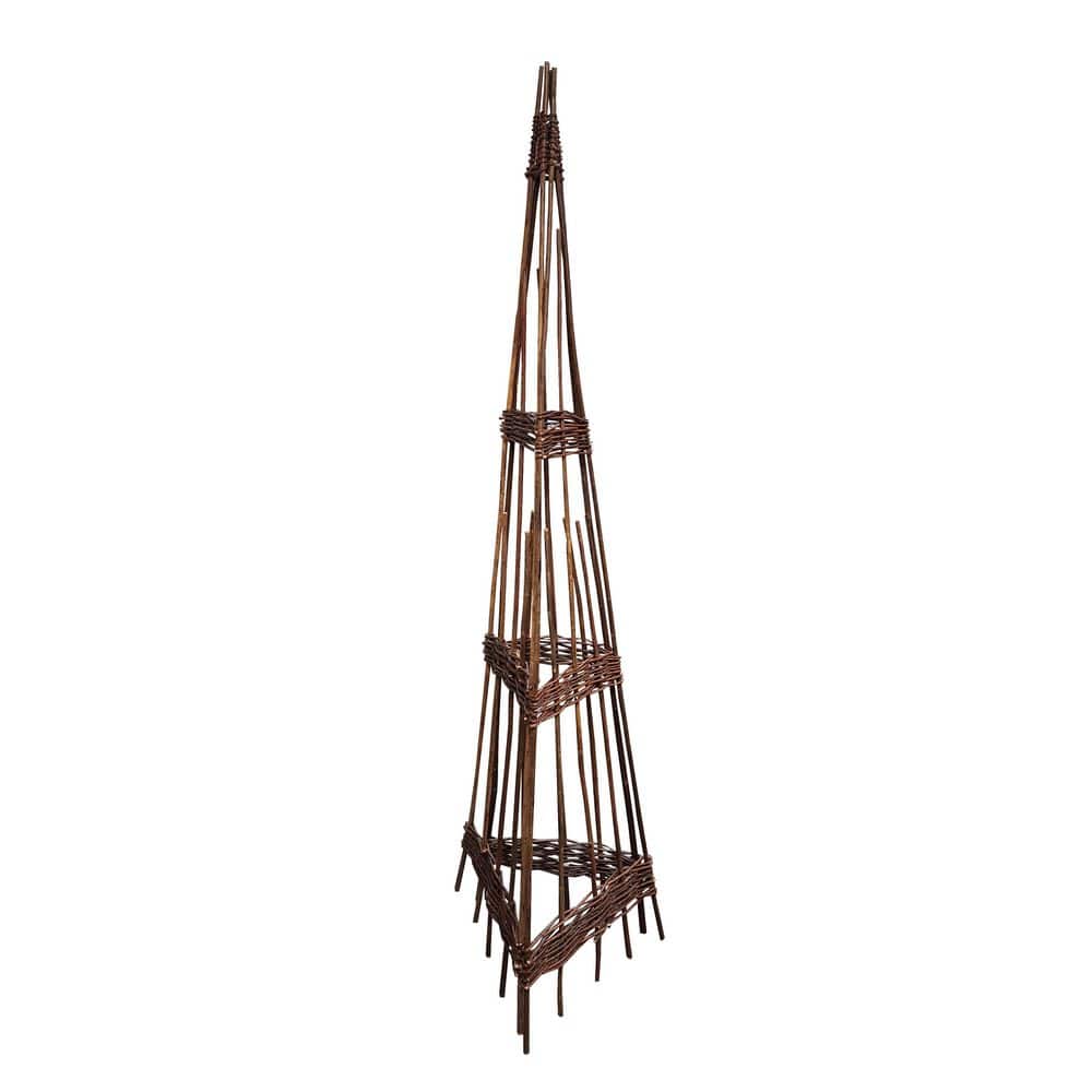 MGP 72 in. Willow Obelisk Trellis WFO72 The Home Depot