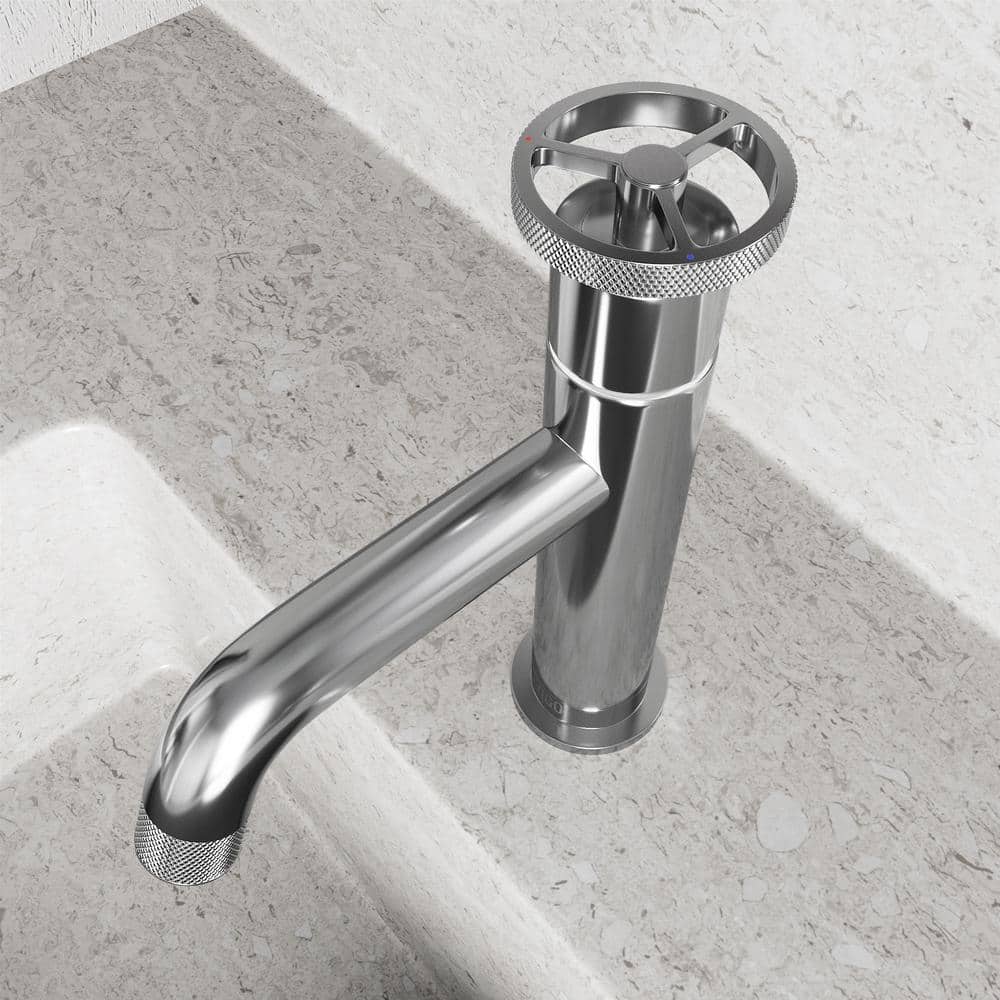 Cass Chrome 8" Single Handle Bathroom Faucet