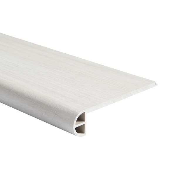 Malibu Wide Plank French Oak Lauderdale 0.944 in. T x 4.527 in. Width x 94.48 in. L Vinyl Flush Stair Nose Molding