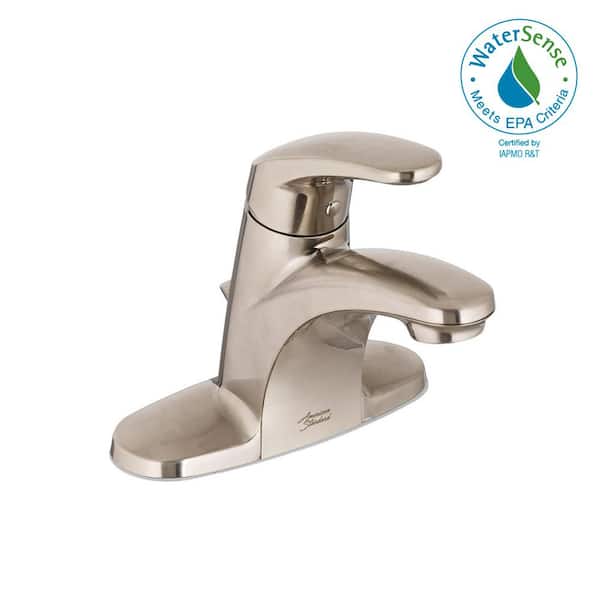 American Standard Colony Pro 4 in. Centerset Single-Handle Bathroom Faucet in Brushed Nickel