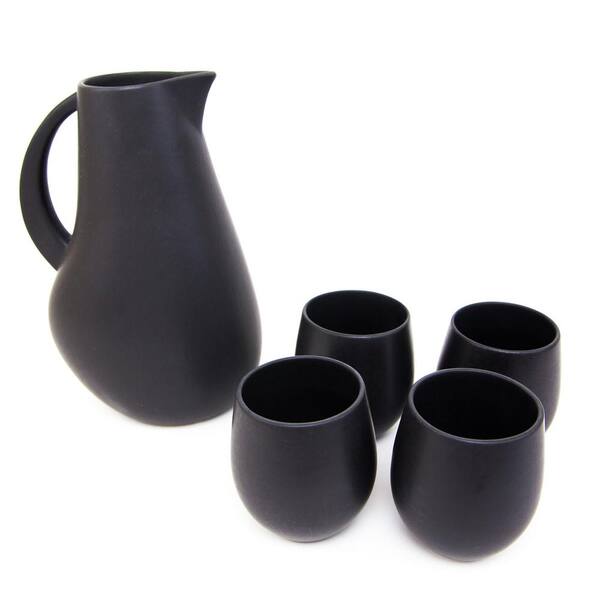 Carthage.Co La Marsa 5-Piece Basalt Regular Goblet Set