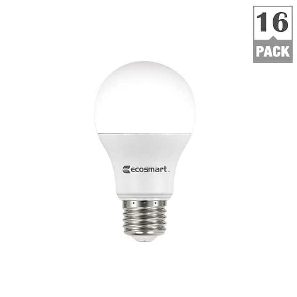Unbranded - 60-Watt Equivalent A19 Non-Dimmable LED Light Bulb Daylight (16-Pack)