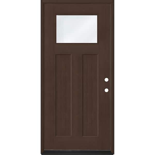 Steves & Sons Regency 68 in. x 80 in. 1/4 TopL Horizon Glass LHIS