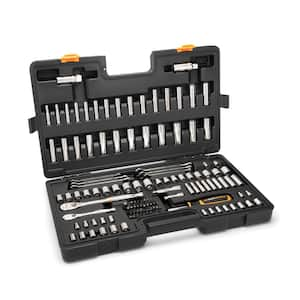 1/4 in. and 3/8 in. SAE/MM Mechanics Hand Tool Set (121-Piece)