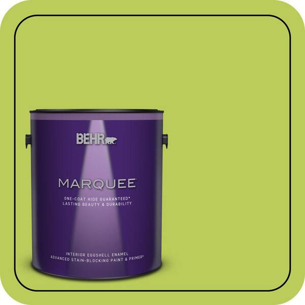 BEHR MARQUEE 1 gal. #410B-5 Hidden Meadow Eggshell Enamel Interior Paint & Primer