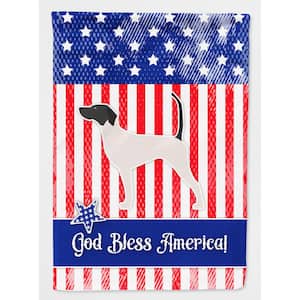 2.3 ft. x 3.3 ft. Polyester USA Patriotic English Pointer 2-Sided Heavyweight Flag Canvas House Size