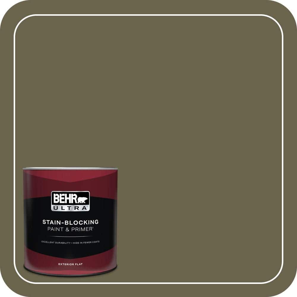 1 qt. Home Decorators Collection #HDC-FL14-8 Deer Trail Flat Exterior Paint & Primer price history on PriceWatchPro