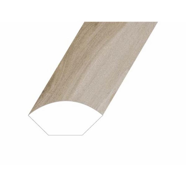 Montserrat Veritas Provincial Swan 0.6 in. T x 1 in. W x 94.5 in. L Vinyl Quarter Round Molding