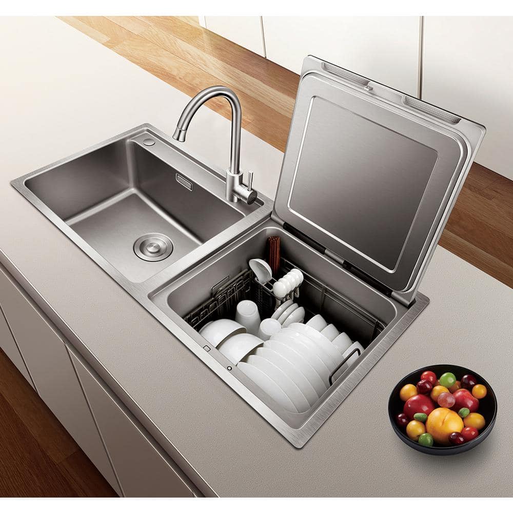 FOTILE Stainless Steel 2-in-1 In-Sink Dishwasher Combination