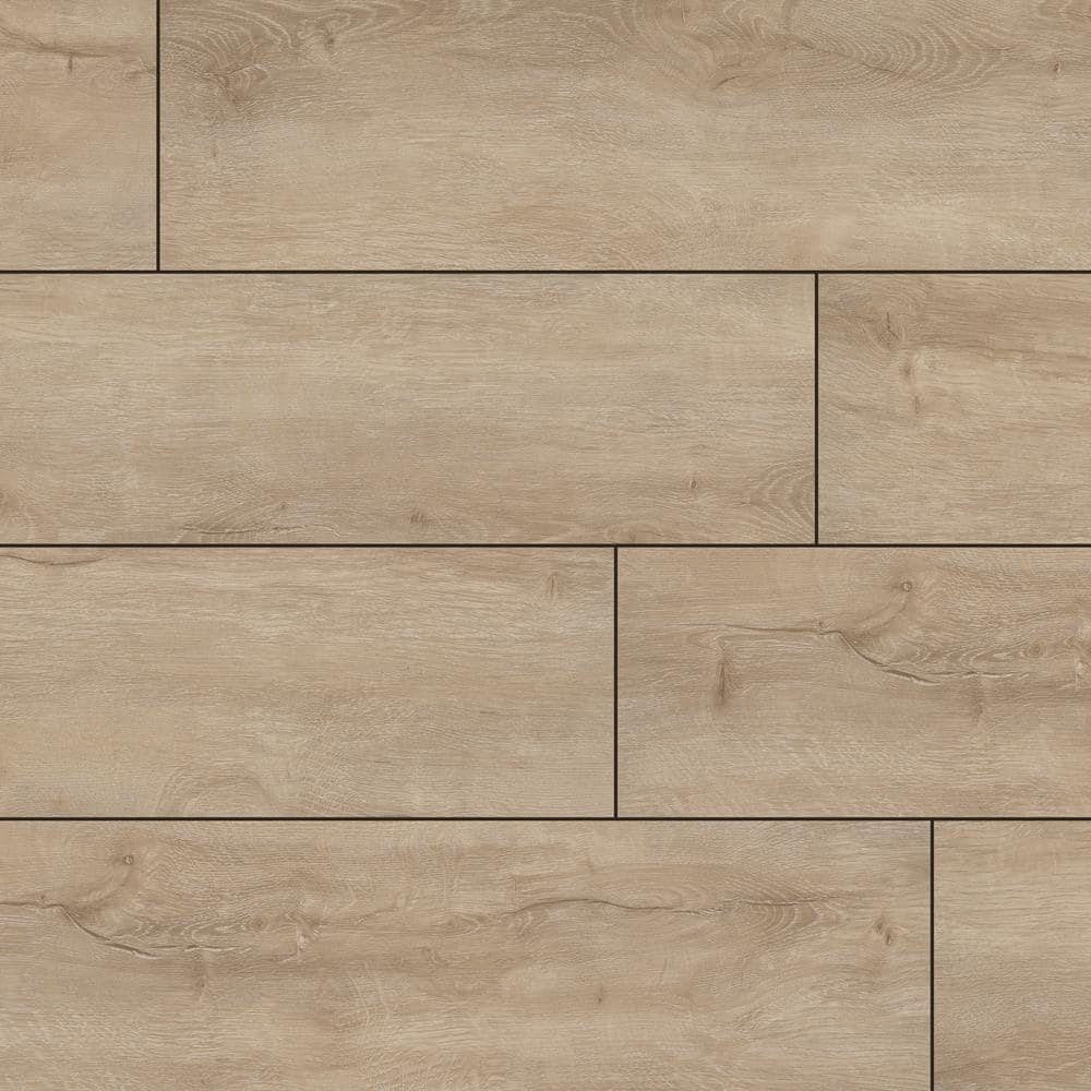 A&A Surfaces Urban Oak 20 MIL x 9 in. x 60 in. Waterproof Click Lock Luxury Vinyl Plank Flooring (48 cases/897.6 sq. ft./pallet)