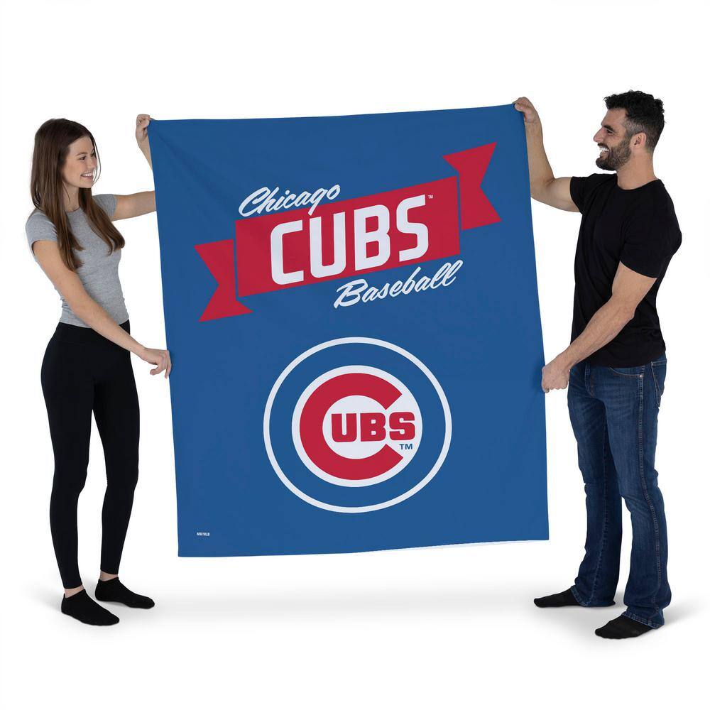 Chicago Cubs Blue and Red Wall Hanging Tapestry, 34 x 40 inches