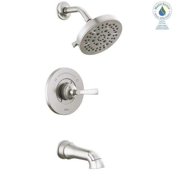 【希少】DOLK 『Winner』 Delta Faryn Single-Handle 5-Spray Tub and Shower Faucet in Brushed