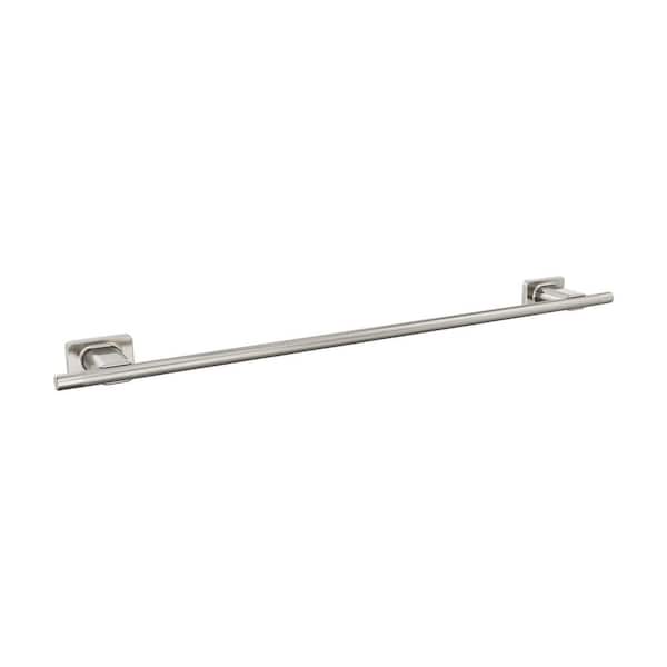Bronx 24 in. Wall Mounted Towel Bar in Brushed Nickel