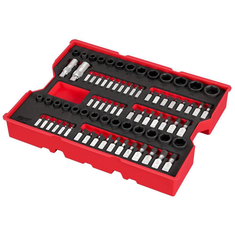 Milwaukee 1/4in. and 3/8in. Drive Metric/SAE Torx Socket Set with