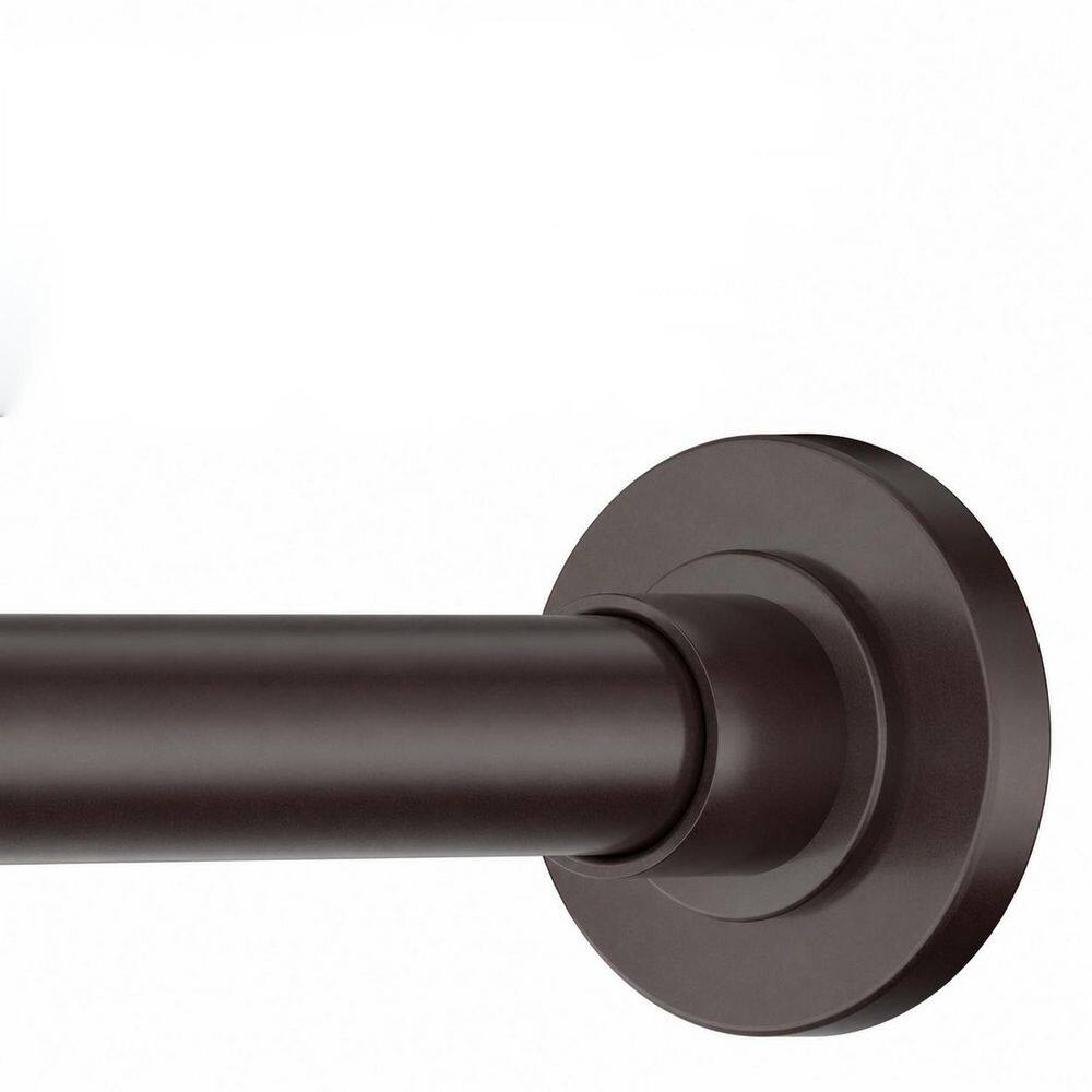 Bronze Adjustable Tension Shower Curtain Rod, 30 to 80 in, 1 in Diameter, No-Drill Installation, Rust Resistant price history on PriceWatchPro