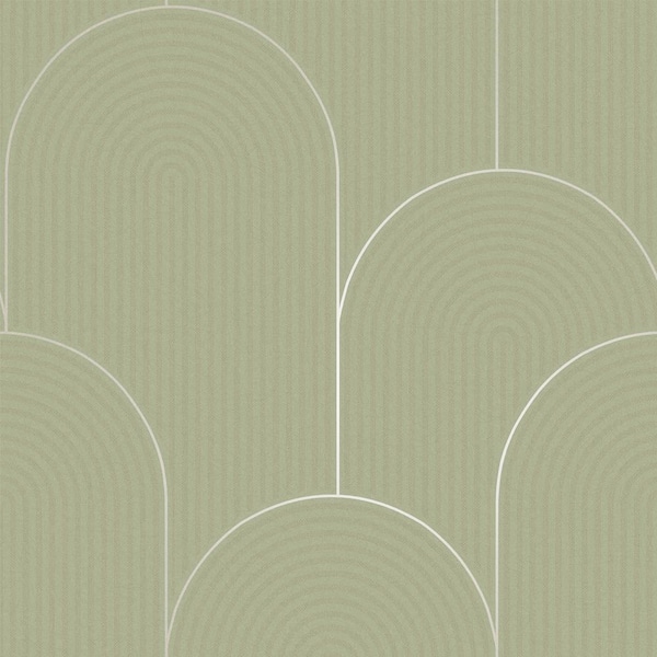 Graham & Brown Lancet Sage Wallpaper