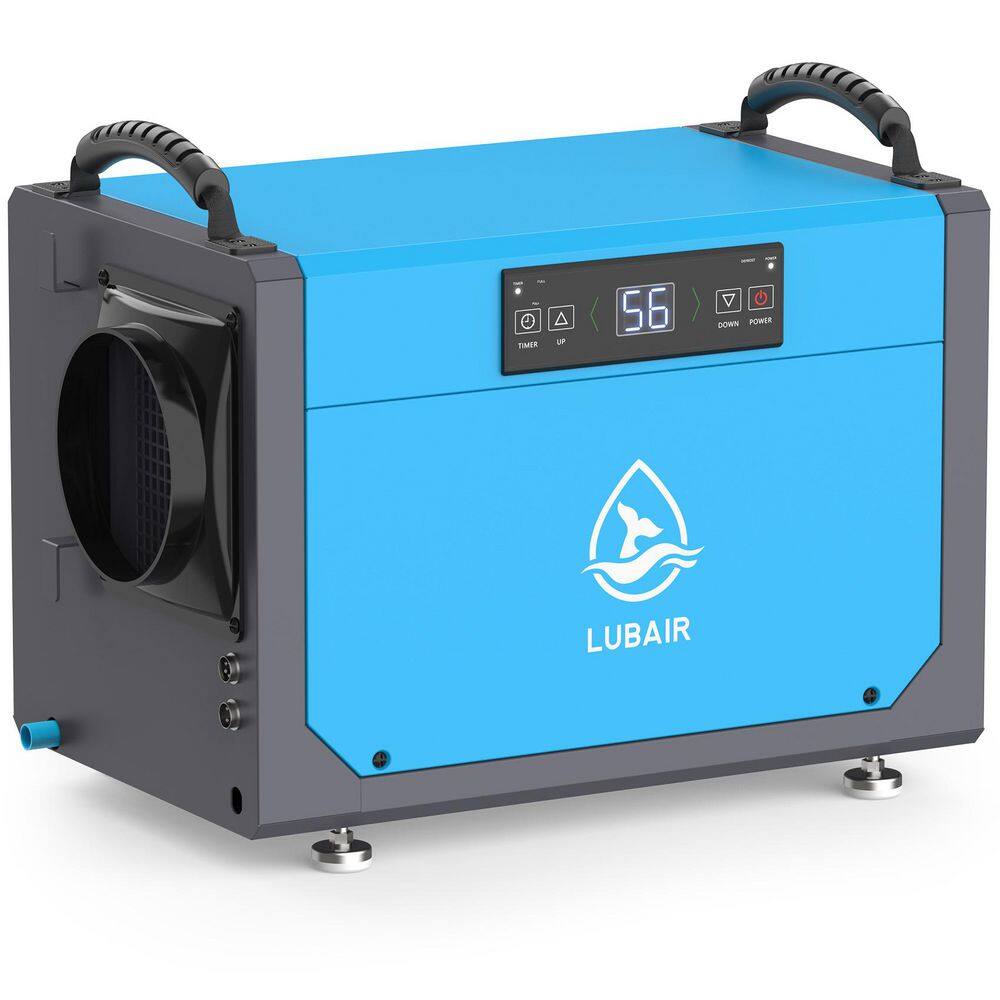 120 pt. 5500 sq. ft. Bucketless Commercial Dehumidifier in Blue with Memory Start,Remote Control for Basement,Crawlspace price history on PriceWatchPro