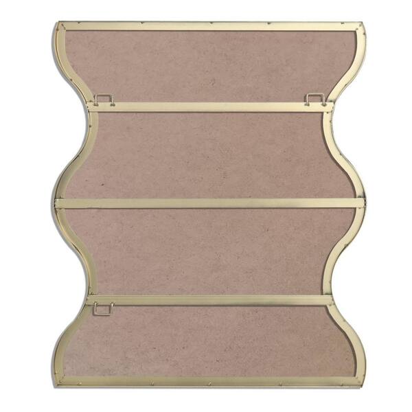 Miscool Anky 35 in. W x 30 in. H Asymmetrical Metal Framed Wall