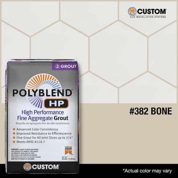 Polyblend HP #382 Bone 25lb High Performance Fine Aggregate Grout