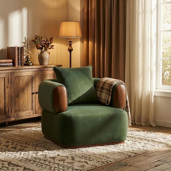 CHRISTOPHER KNIGHT HOME Gianna Modern Sage Green Velvet