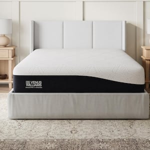 Deuce by Venus Williams King Firm 14in Gel Memory Foam Mattress in a Box