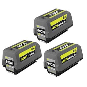 40-Volt Lithium-Ion 6.0 Ah High Capacity Battery (3-Pack)