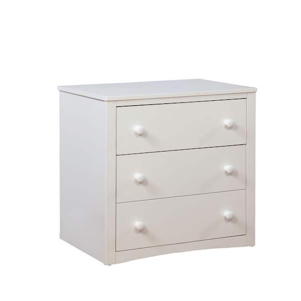 Farem 3-Drawers Brown Contemporary Style Chest of Drawers