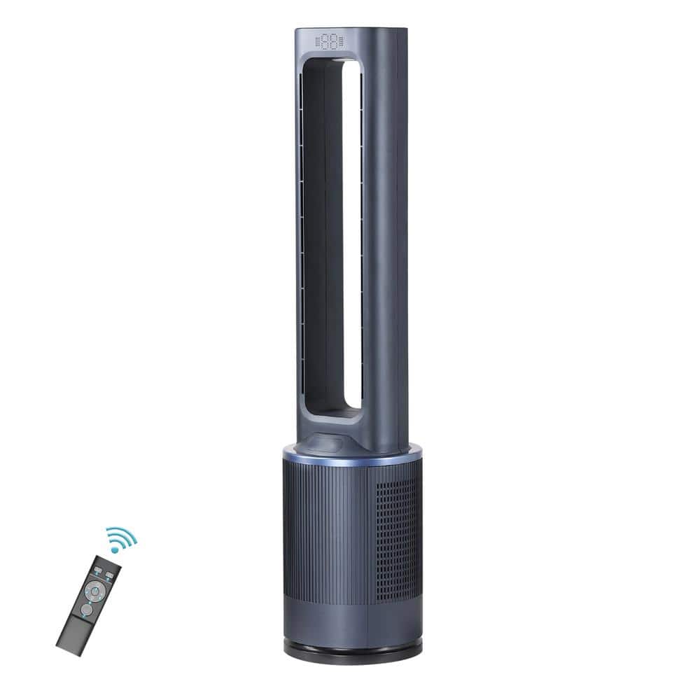 42 in. Bladeless Fans, Standing Tower Fan, 12 Speeds and 15H Timing