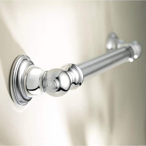Kingsley 18 in. x 1-1/4 in. Concealed Screw Grab Bar in Chrome