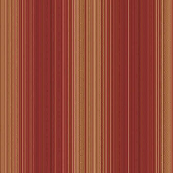 The Wallpaper Company 56 sq. ft. Red Jewel Tone Hampton Stripe Wallpaper