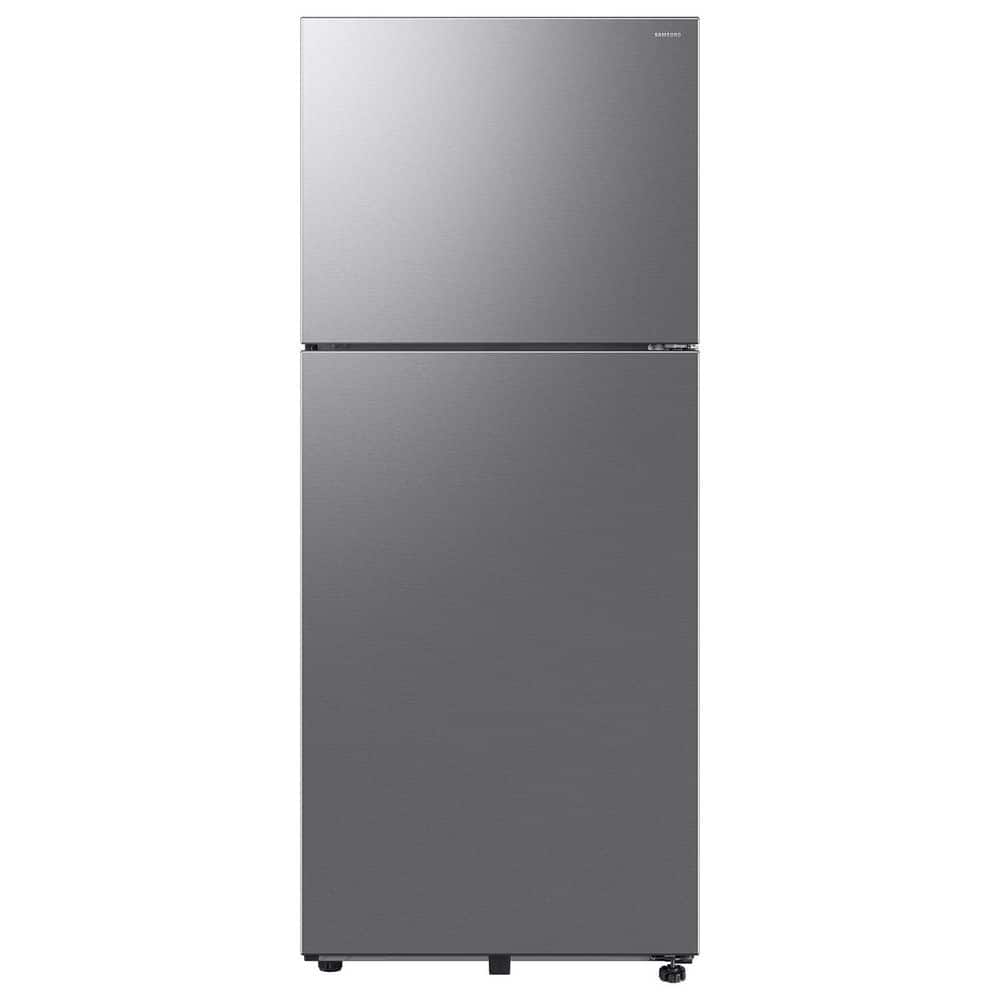 28 in. 17.5 cu. ft. Standard Depth Top Freezer Refrigerator in Stainless Steel with All-Around Cooling