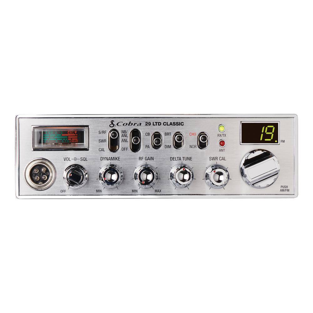 Cobra 29 LTD Classic Black AM/FM CB Radio with Microphone