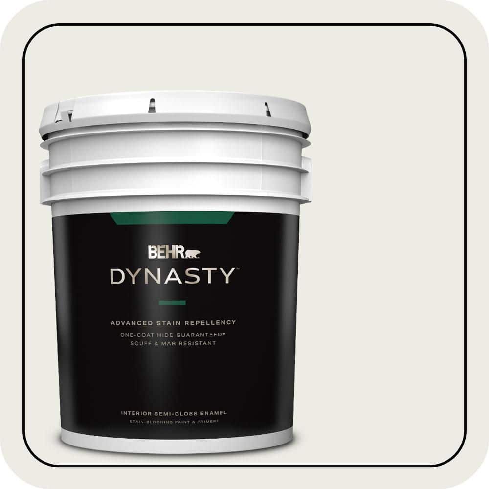 5 gal. #BWC-20 Melting Icicles Semi-Gloss Enamel Interior Stain-Blocking Paint & Primer price history on PriceWatchPro