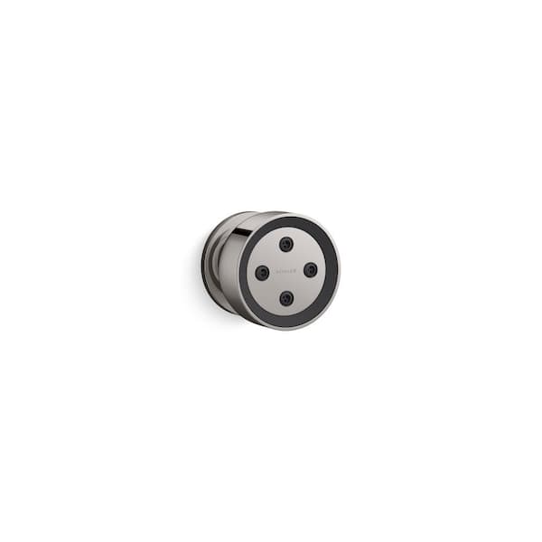 KOHLER Statement 1-Spray Patterns Round 2.75 in. 2.5 GPM Body Spray in Vibrant Titanium