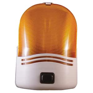 Omega Porch Light with Amber Lens