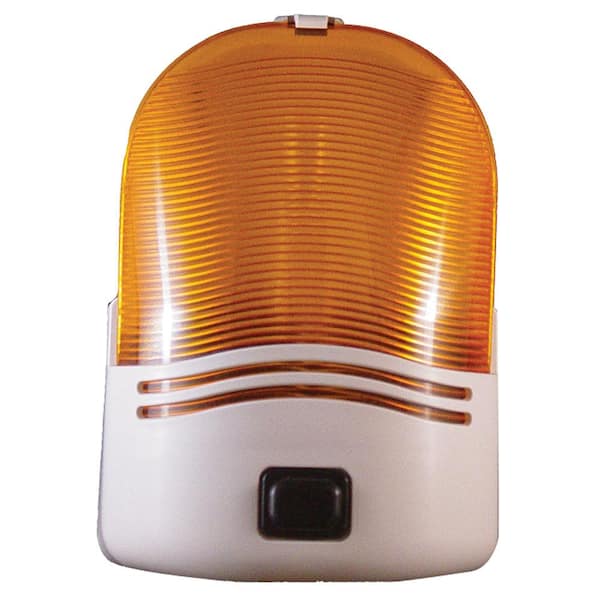 Fasteners Unlimited Omega Porch Light with Amber Lens