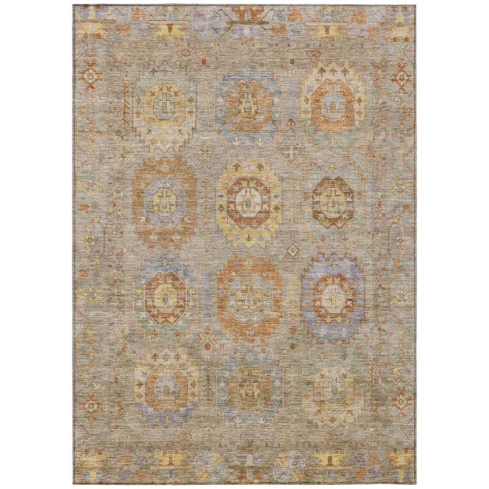 Chantille Machine Washable Indoor/Outdoor Abstract ACN2227 Taupe 5 ft. x 7 ft. 6 in. Area Rug price history on PriceWatchPro