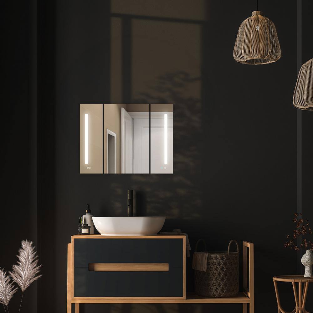 Signature Royale 40" x 30" LED Aluminum Medicine Cabinet