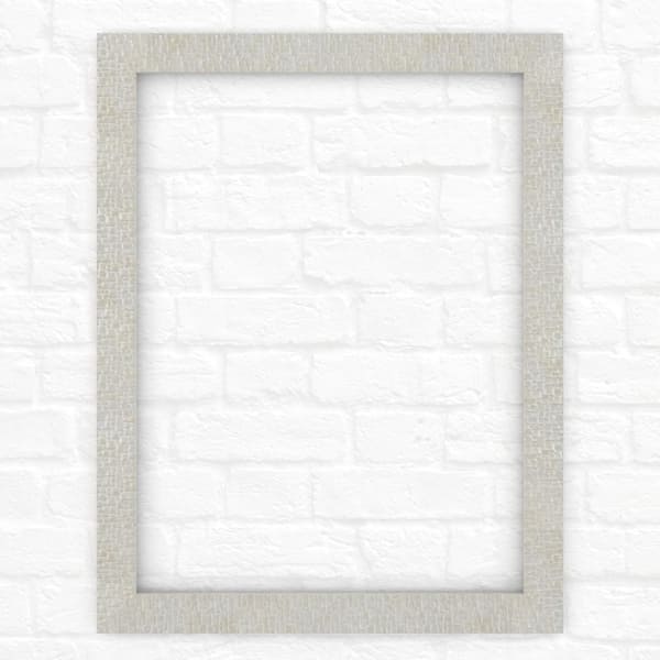 Delta 23 in. x 33 in. (S2) Rectangular Mirror Frame in Stone Mosaic