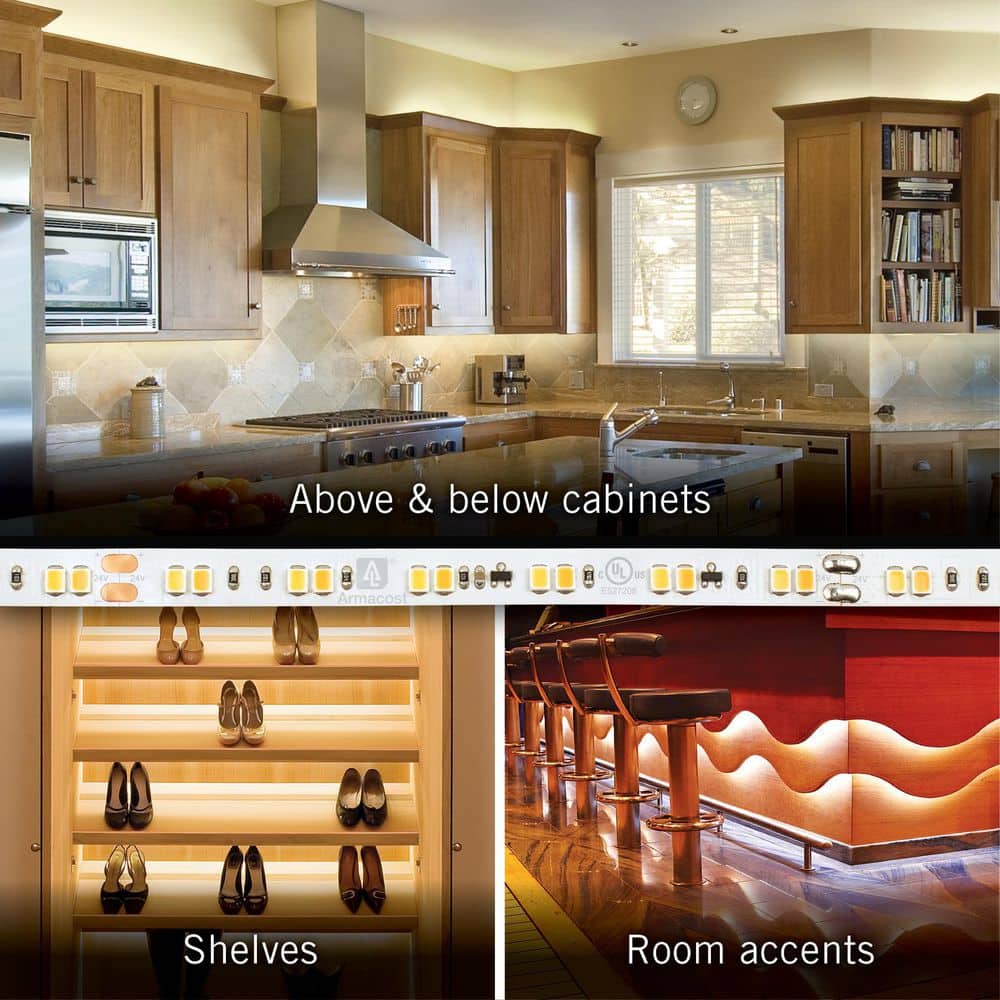RibbonFlex Pro 8ft White Dim-to-Warm LED Tape Light