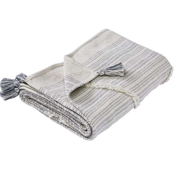 Yamilah Stone Cotton Throw