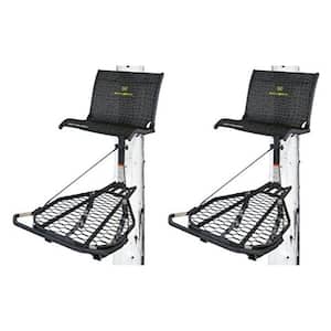 Black Kickback LVL Hang-On Tree Stand with Leg Extension Footrest (2-Pack)