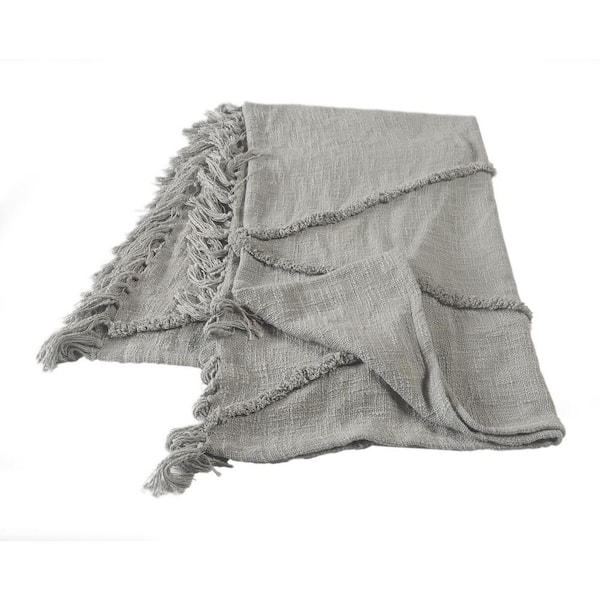 Moroccan natural tufted discount throw