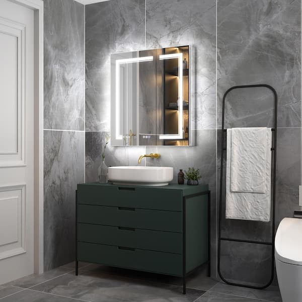 ExBrite Deluxe 30 in. W x 32 in. H Rectangular Recessed/Surface
