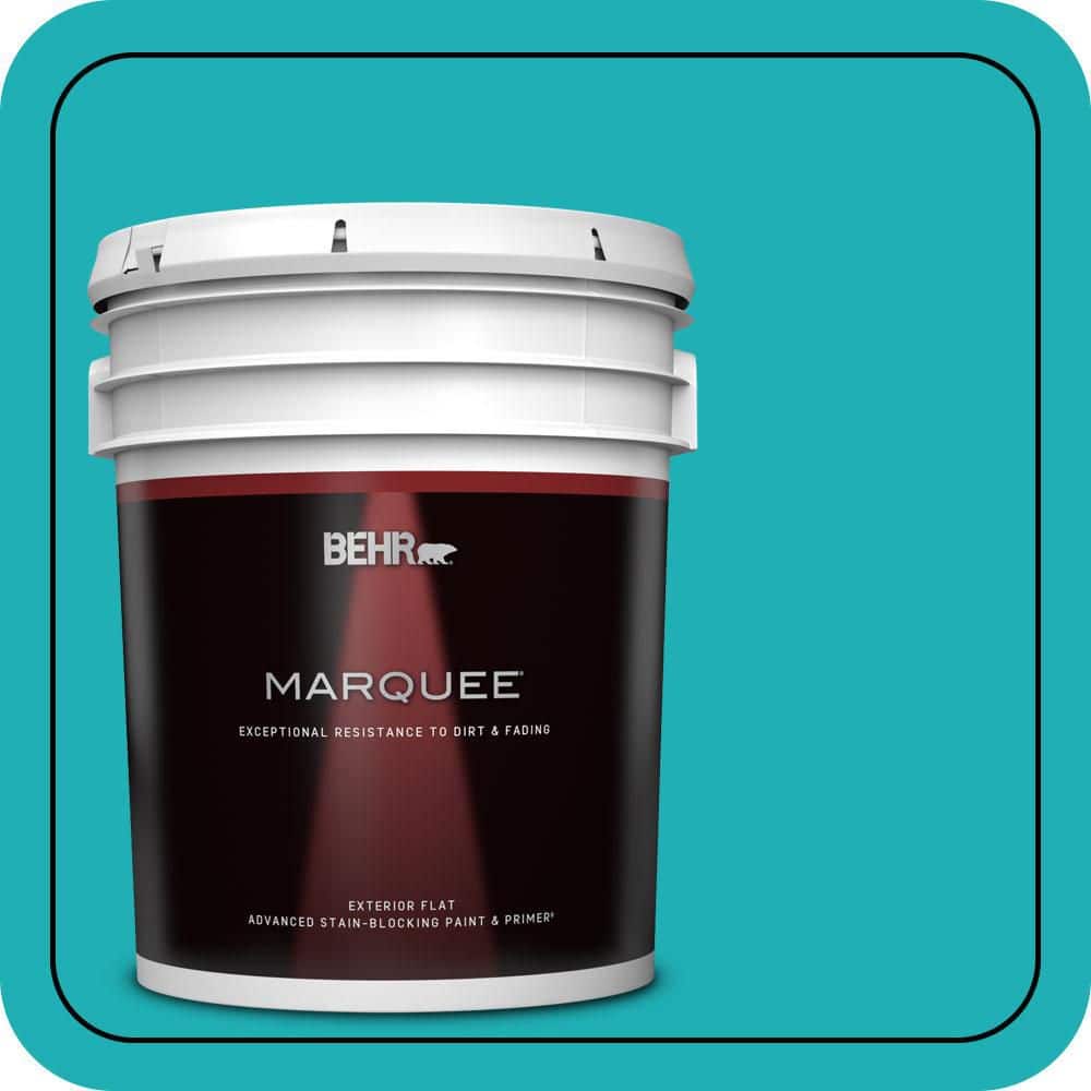 5 gal. #500B-5 Mermaid Treasure Flat Exterior Paint & Primer price history on PriceWatchPro