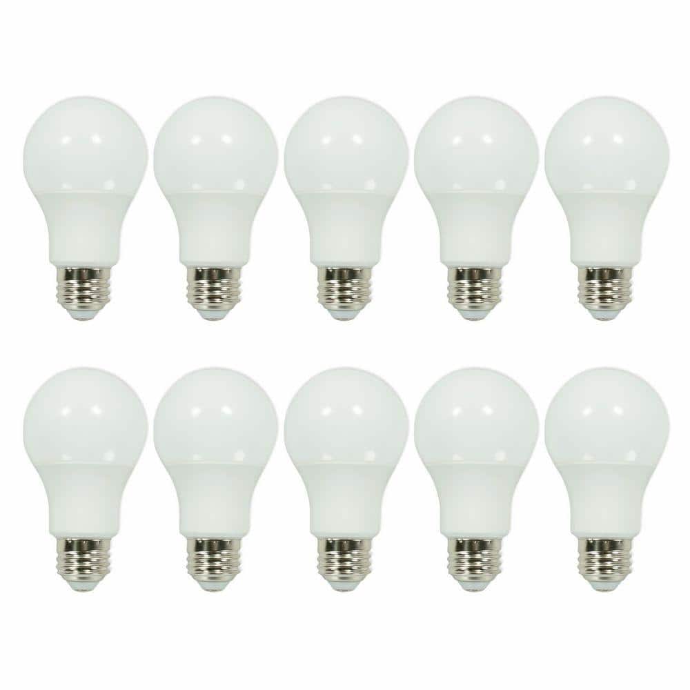 10-Pack 1500 Lumen LED A19 Bulb 100W Equivalent E26 5000K price history on PriceWatchPro