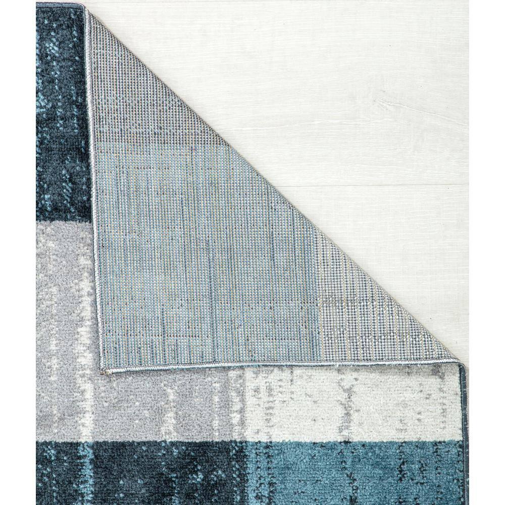 Bedford Check Red Plaid 24" Synthetic Stain-Resistant Area Rug