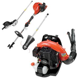 21.2 cc 2-Stroke Gas PAS Straight Shaft Trimmer/Edger and 58.2 CC 2-Cycle Backpack Leaf Blower Combo Kit (3-Tool)