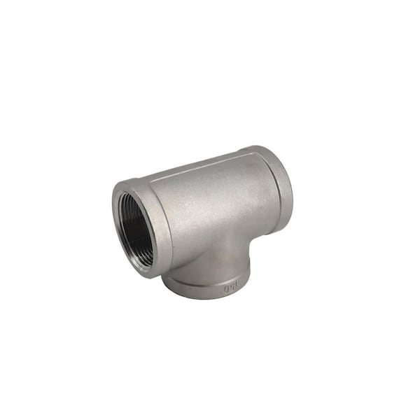 Stainless Steel 304 Cast Pipe Fitting, Tee, Class 150, 3/4 NPT